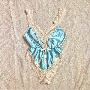 VTG Lacy one piece body suit lingerie